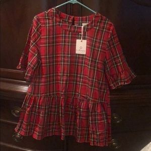La Roque Betty B Top - Holly Jolly Plaid